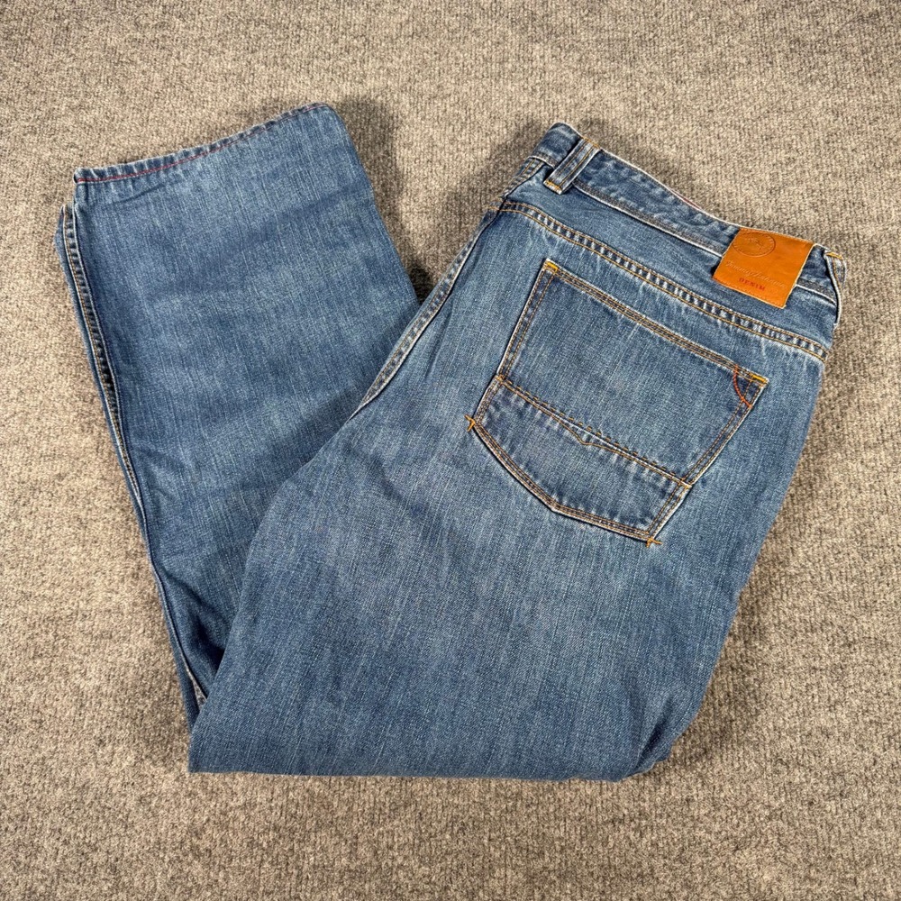 Tommy Bahama Santorini Authentic Straight Jeans Mens 40x34 Denim Medium #4296